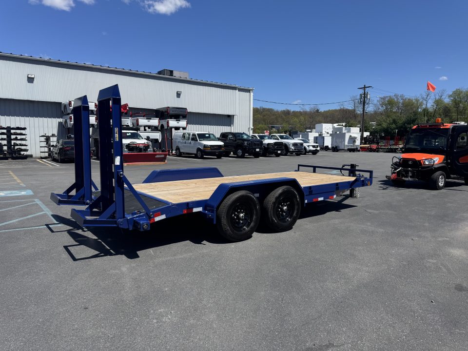 New 2026 Load Trail CH8318072_96897_1 7X18 TA Equipment Trailer *BLUE