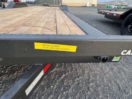 New 2026 Summit 7x24 14K Equipment Trailer