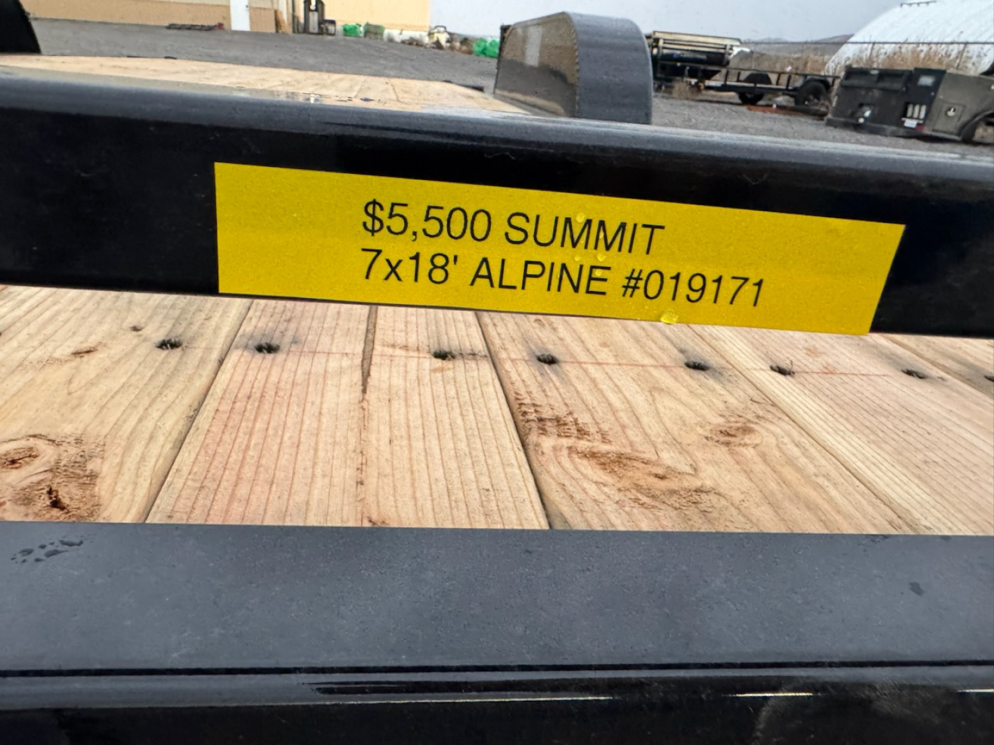 New 2026 Summit 18' Alpine Tilt Trailer 7K