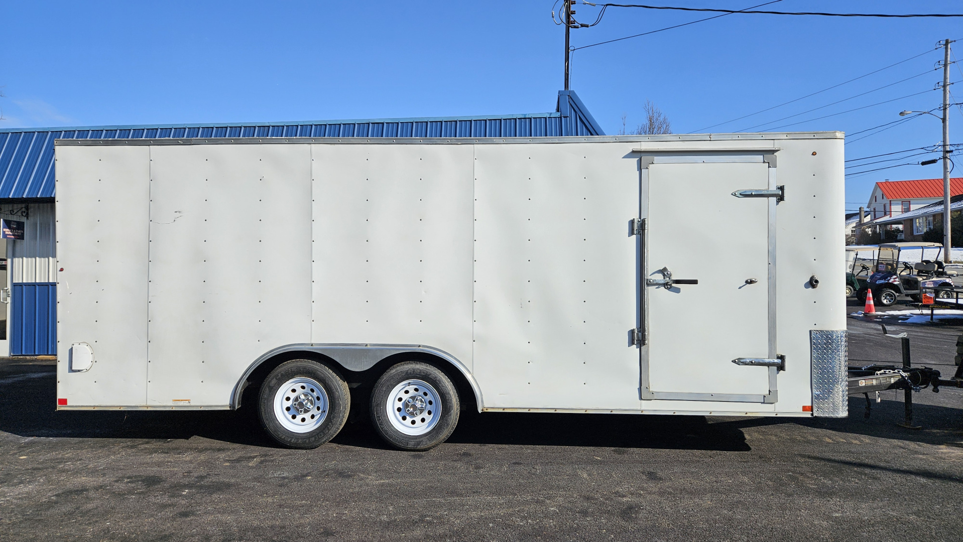 Used 2014 Carry-On 8.5X20TA Car / Racing Trailer