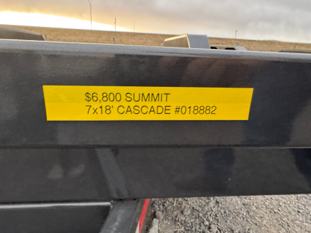 New 2026 Summit 18' Cascade Tilt Trailer 14K
