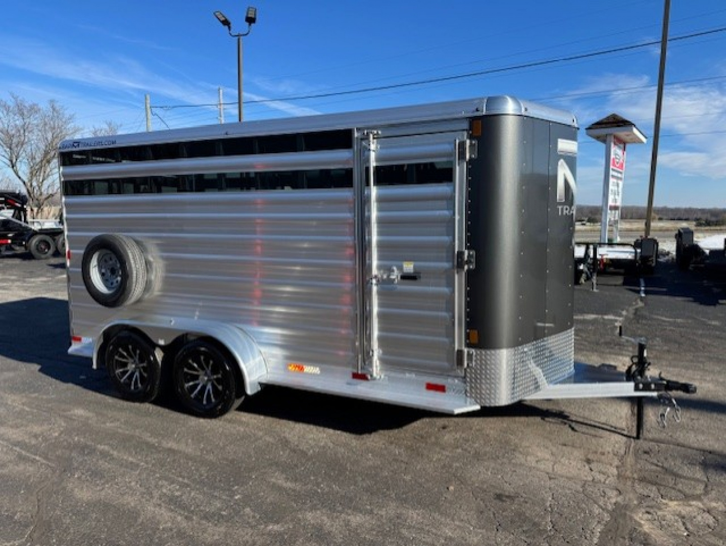 New 2026 Bar-M Trailers STK-16 Stock / Stock Combo Trailer