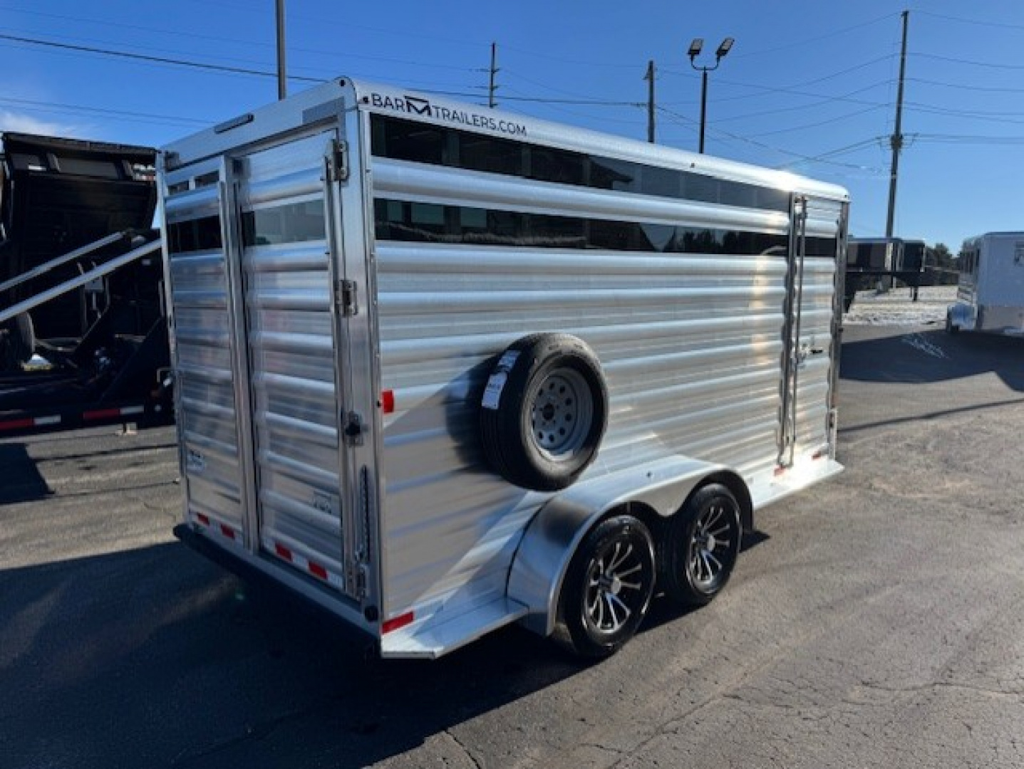 New 2026 Bar-M Trailers STK-16 Stock / Stock Combo Trailer