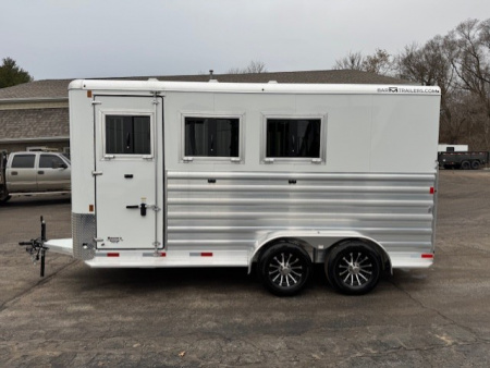 New 2026 Bar-M Trailers ES-30-SL Horse Trailer