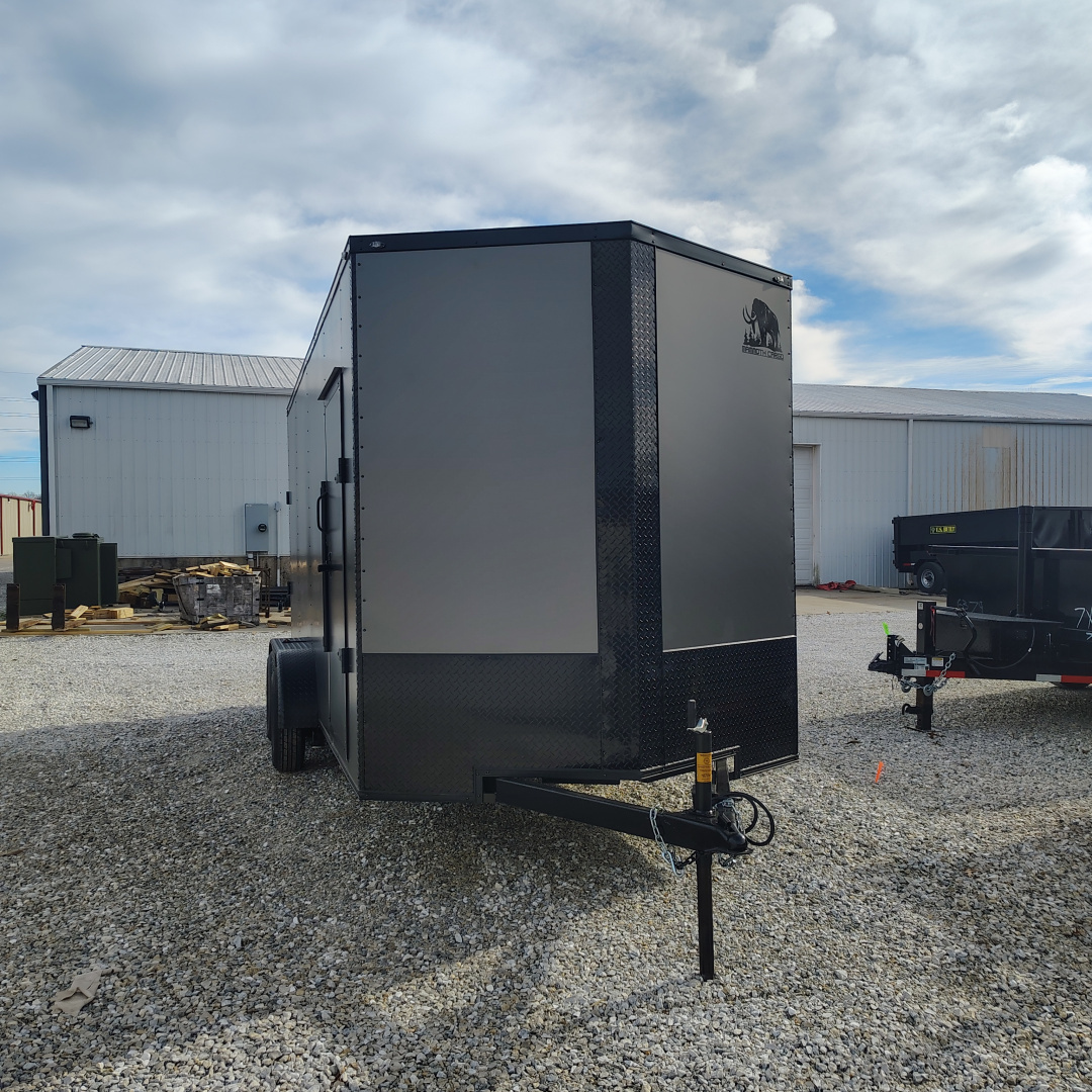 New 2026 Mammoth 7x16 TA Cargo / Enclosed Trailer, 7' interior height , 35k axles, .080 polycore exterior