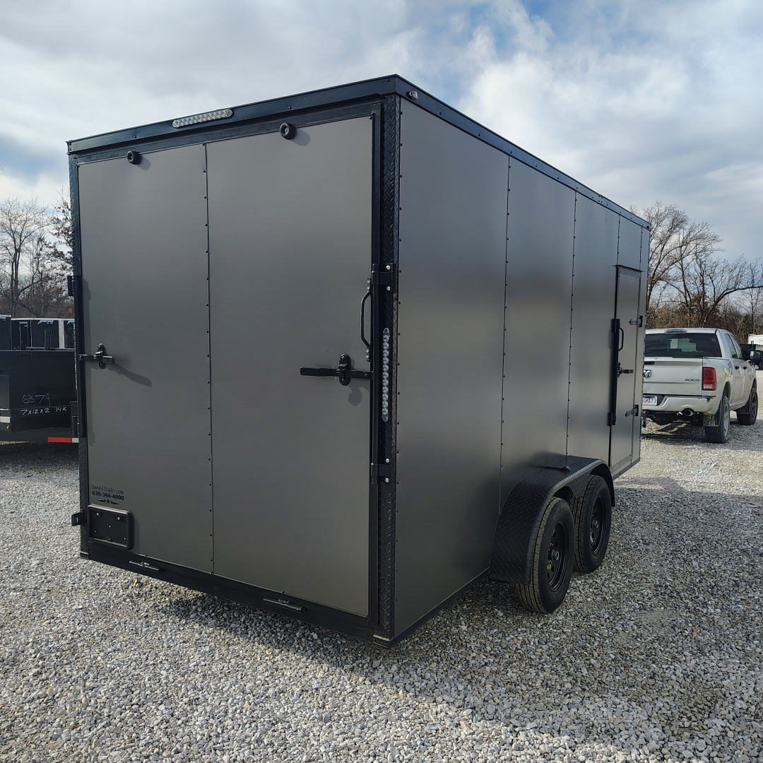 New 2026 Mammoth 7x16 TA Cargo / Enclosed Trailer, 7' interior height , 35k axles, .080 polycore exterior