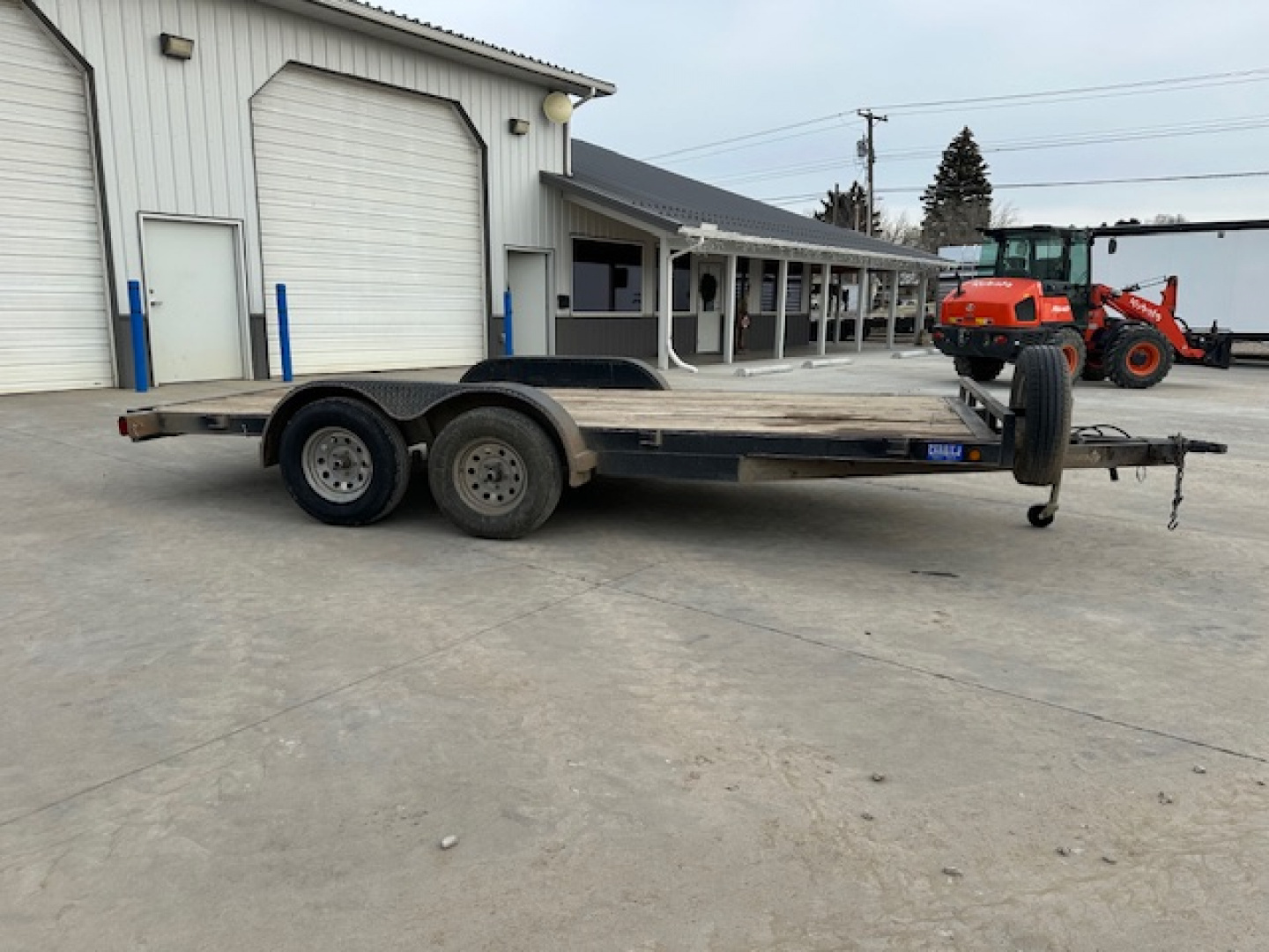 Used 2016 Diamond T 16' Flatbed Flatbed Trailer