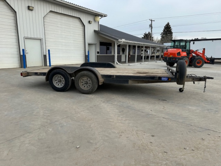 Used 2016 Diamond T 16' Flatbed Flatbed Trailer