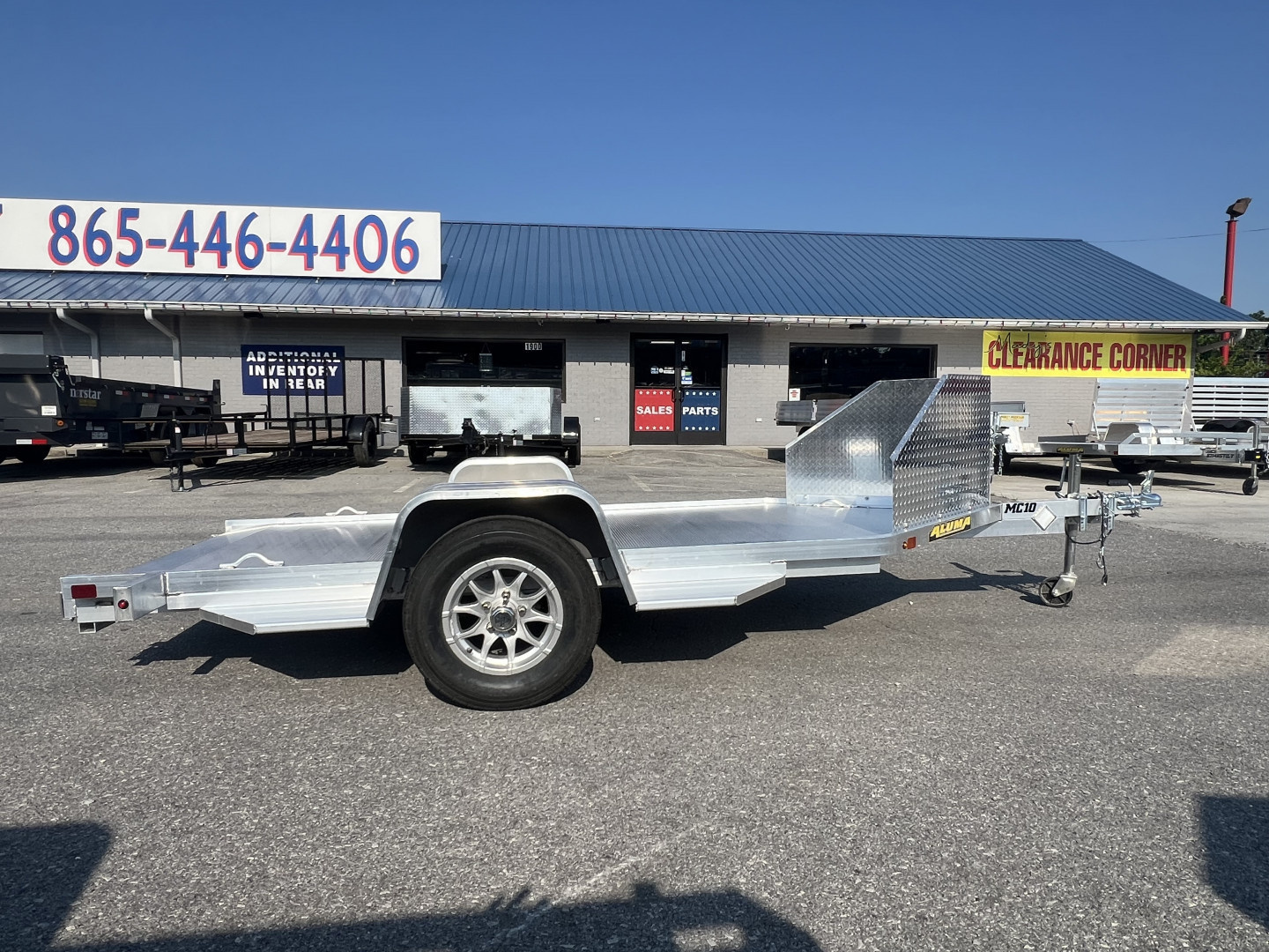 New 2026 Aluma MC10S-R Utility Trailer