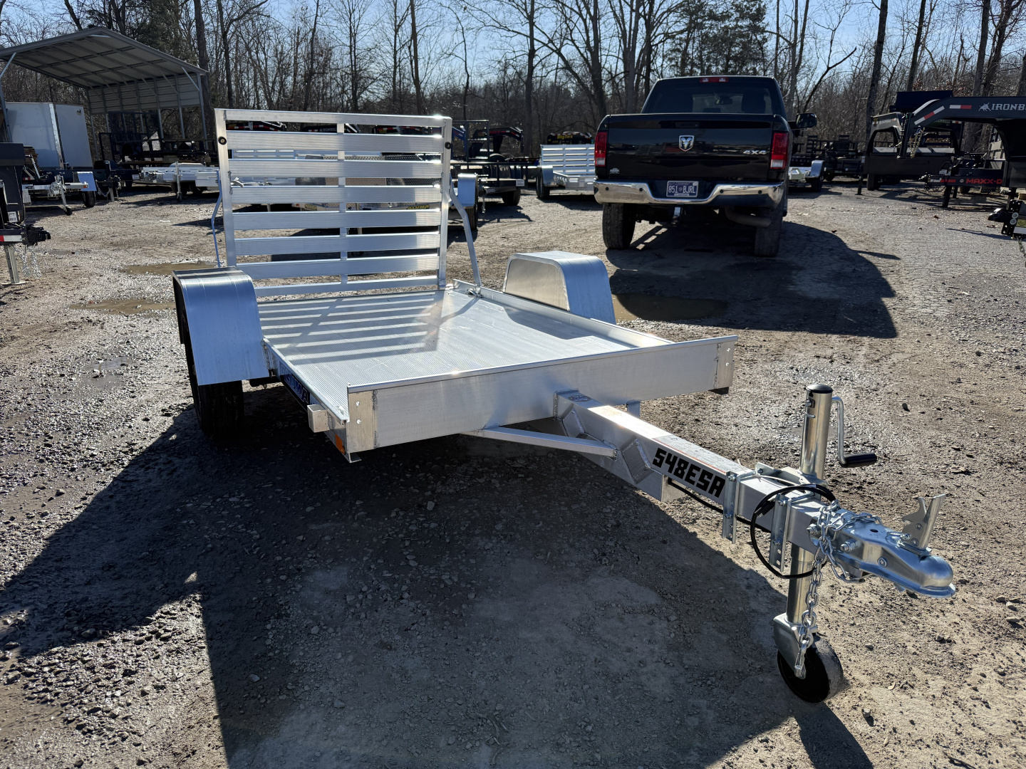 New 2026 Aluma 548ESA-S-TG Utility Trailer