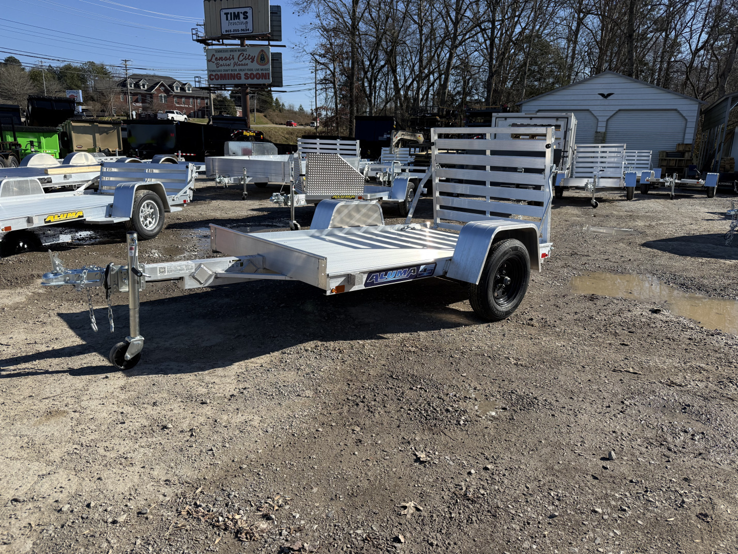 New 2026 Aluma 548ESA-S-TG Utility Trailer