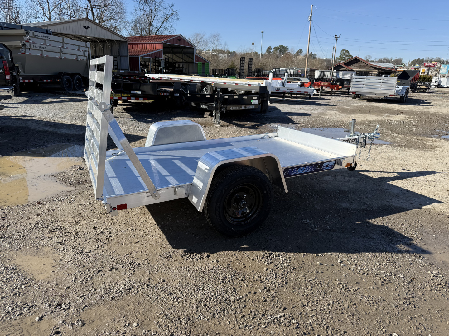 New 2026 Aluma 548ESA-S-TG Utility Trailer