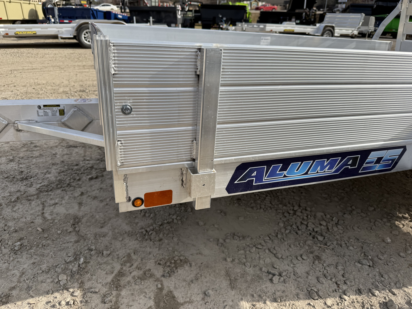New 2026 Aluma 548ESA-S-TG 12'' FRONT AND SIDES Utility Trailer