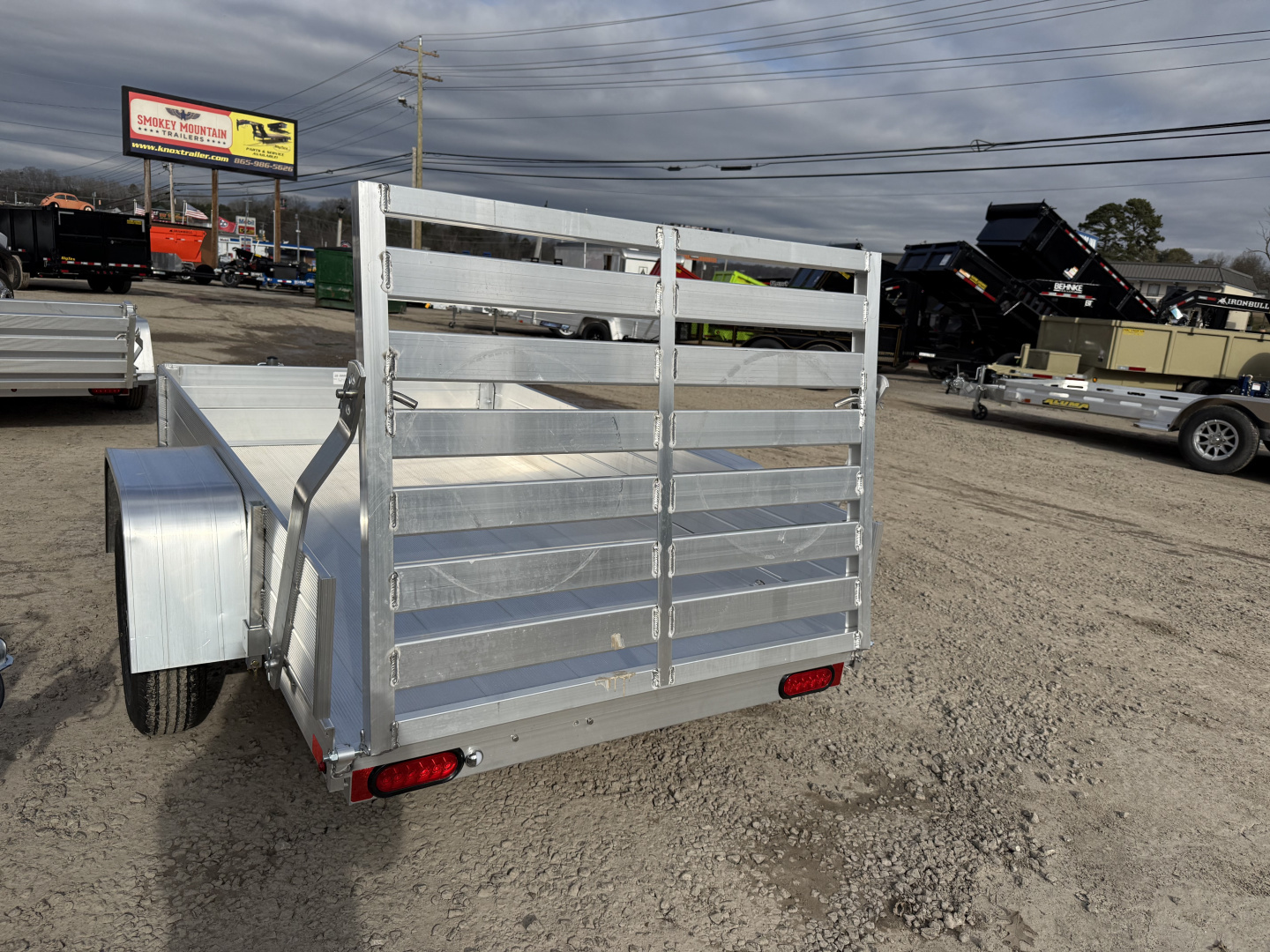 New 2026 Aluma 548ESA-S-TG 12'' FRONT AND SIDES Utility Trailer