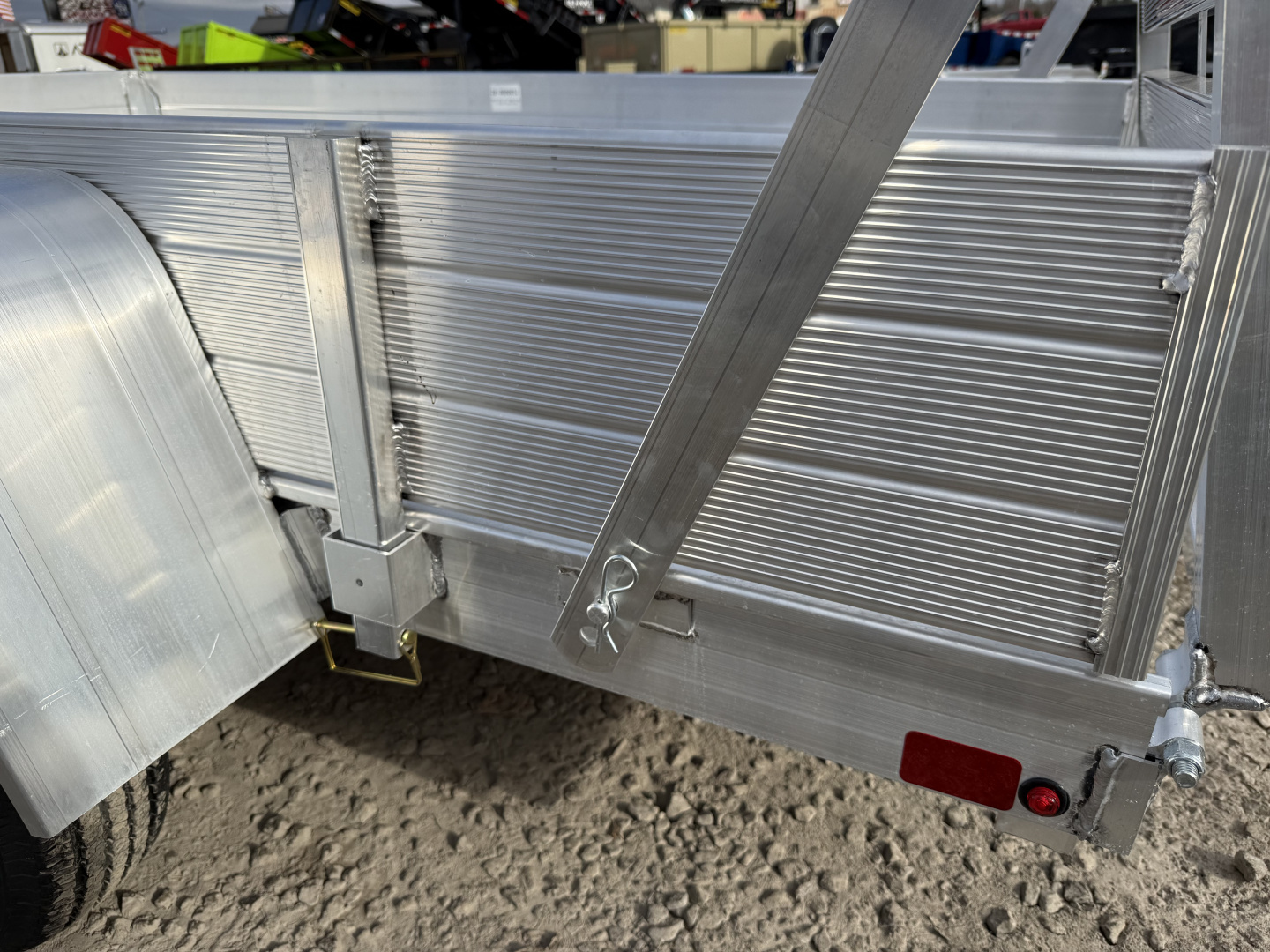 New 2026 Aluma 548ESA-S-TG 12'' FRONT AND SIDES Utility Trailer