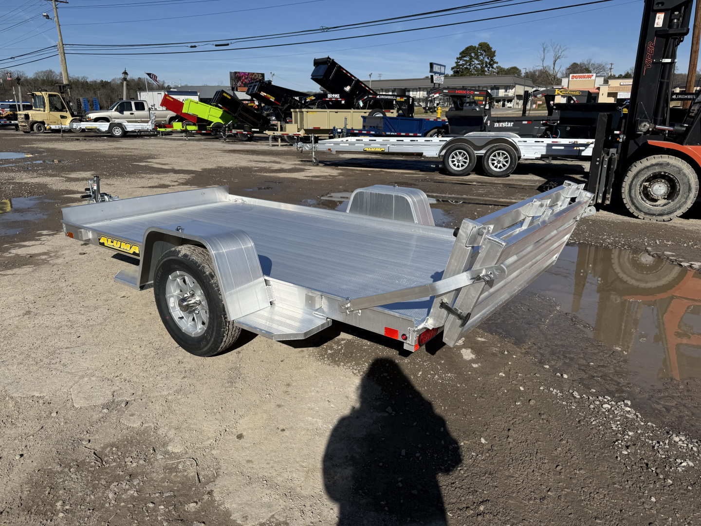 New 2026 Aluma 6310S-BT Utility Trailer