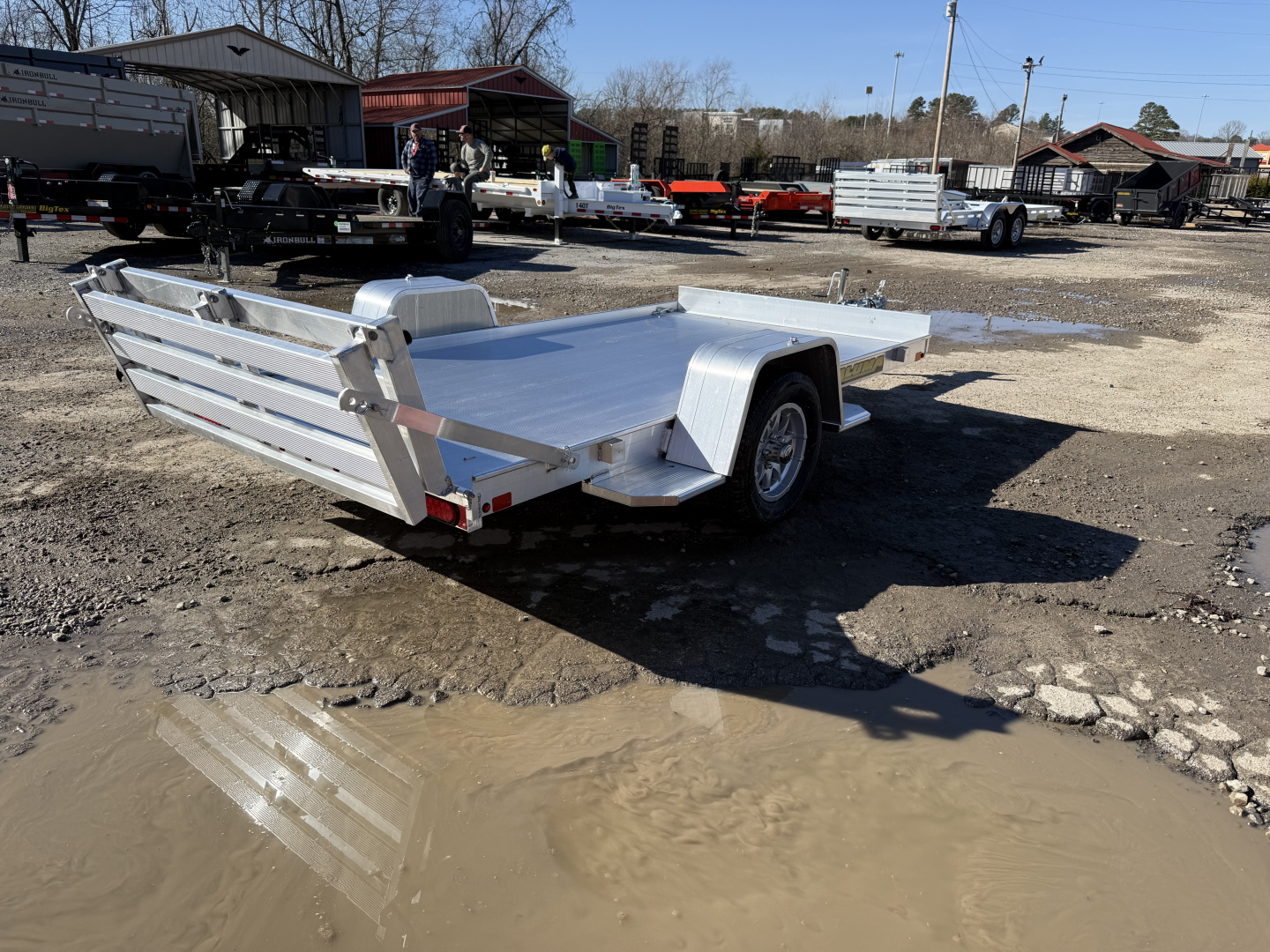 New 2026 Aluma 6310S-BT Utility Trailer