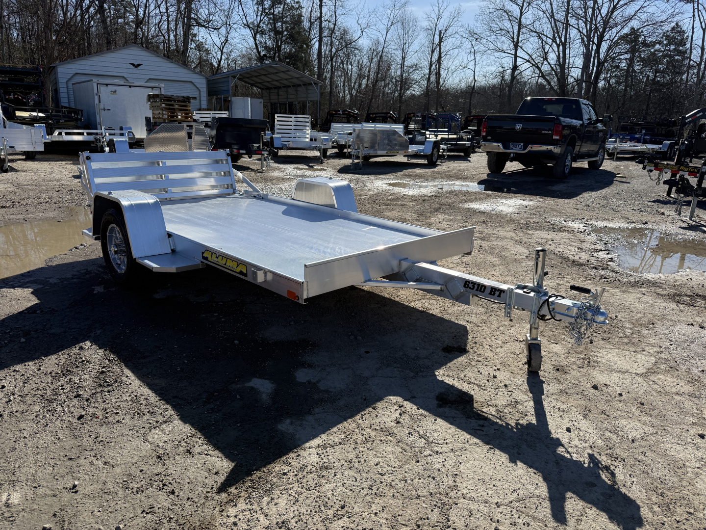 New 2026 Aluma 6310S-BT Utility Trailer