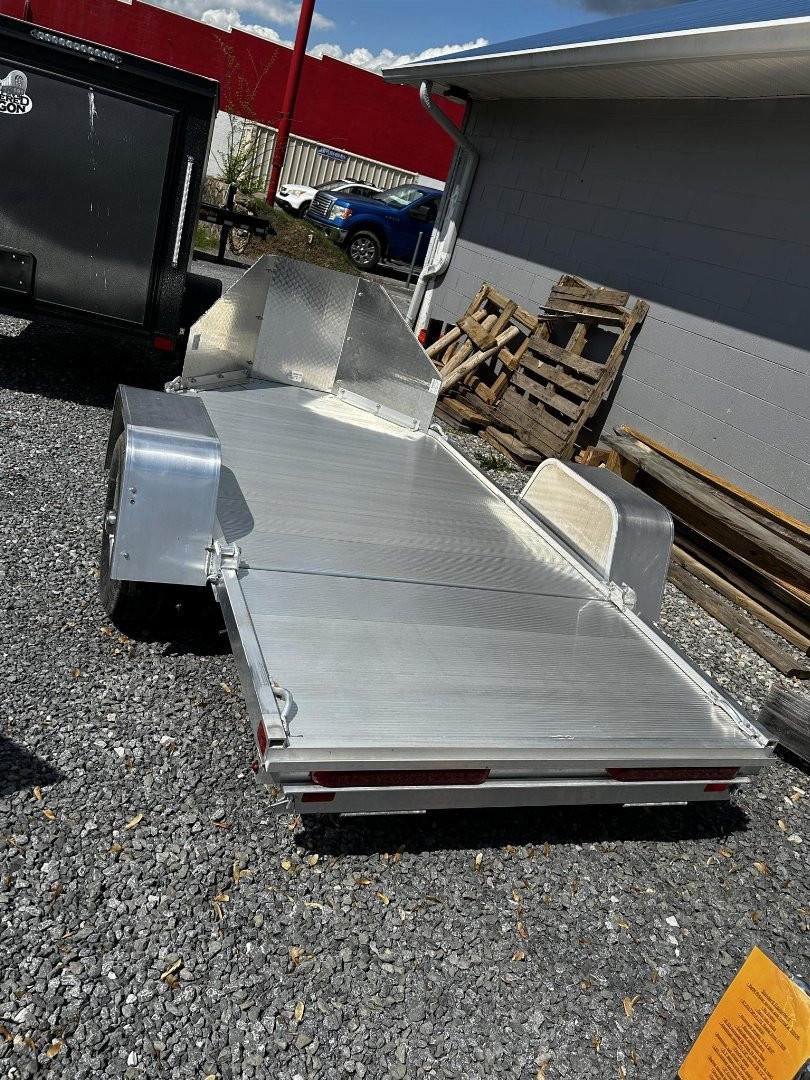 New 2026 Aluma Folding MC1F-S-R Motorcycle Trailer