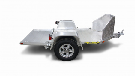 New 2026 Aluma Folding MC1F-S-R Motorcycle Trailer