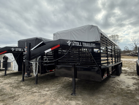 New STOLL STOCK TRAILER 24X7