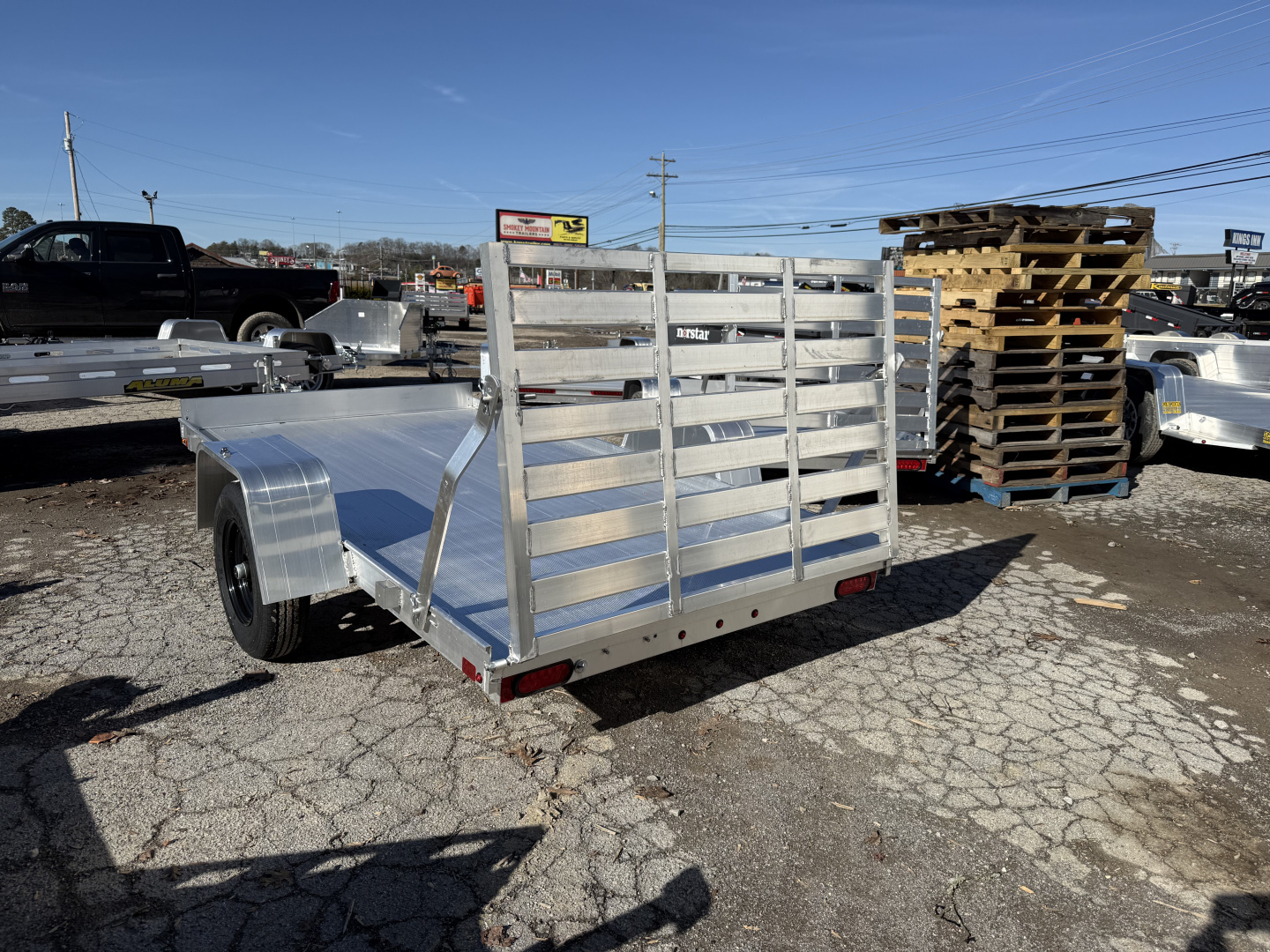 New 2026 Aluma 6310ESA-S-BT MAG WHEEL Utility Trailer