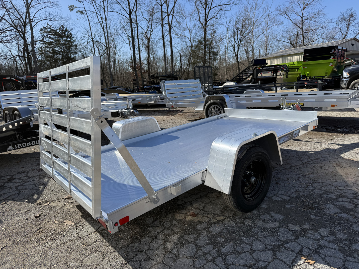 New 2026 Aluma 6310ESA-S-BT MAG WHEEL Utility Trailer