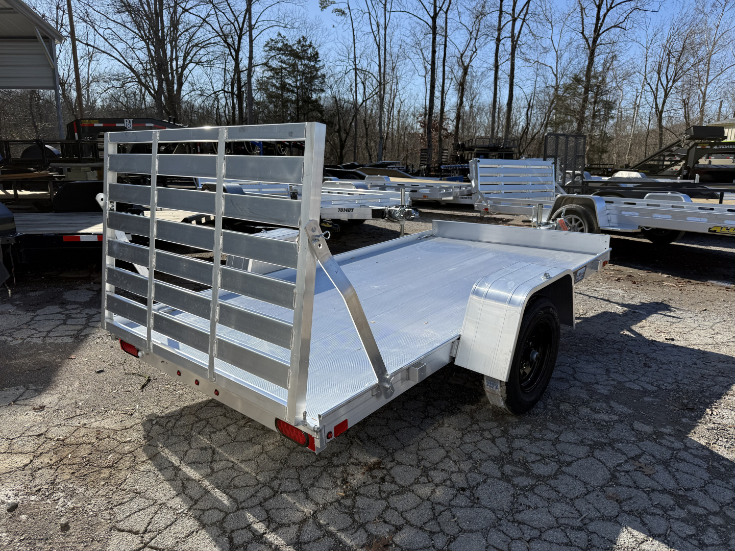 New 2026 Aluma 6310ESA-S-BT MAG WHEEL Utility Trailer