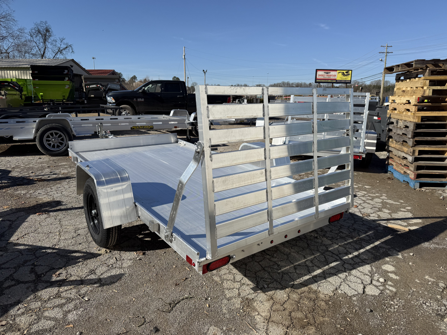 New 2026 Aluma 6310ESA-S-BT MAG WHEEL Utility Trailer
