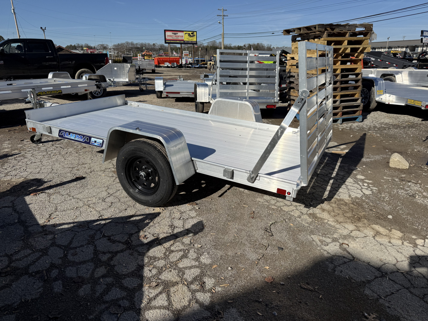 New 2026 Aluma 6310ESA-S-BT MAG WHEEL Utility Trailer