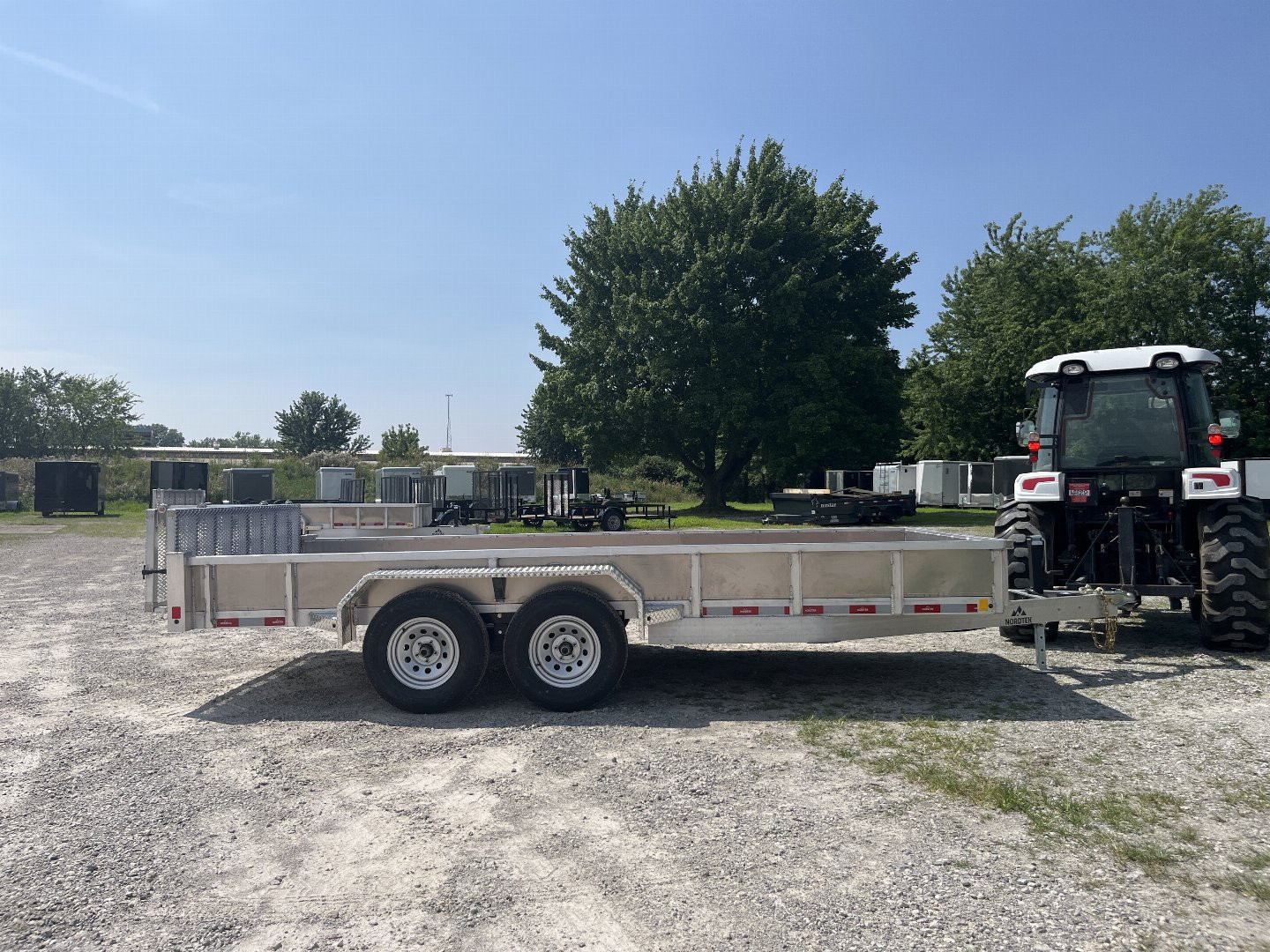 New 2026 NORDTEK 82X16 Landscape Trailer 7K 6' Ramp