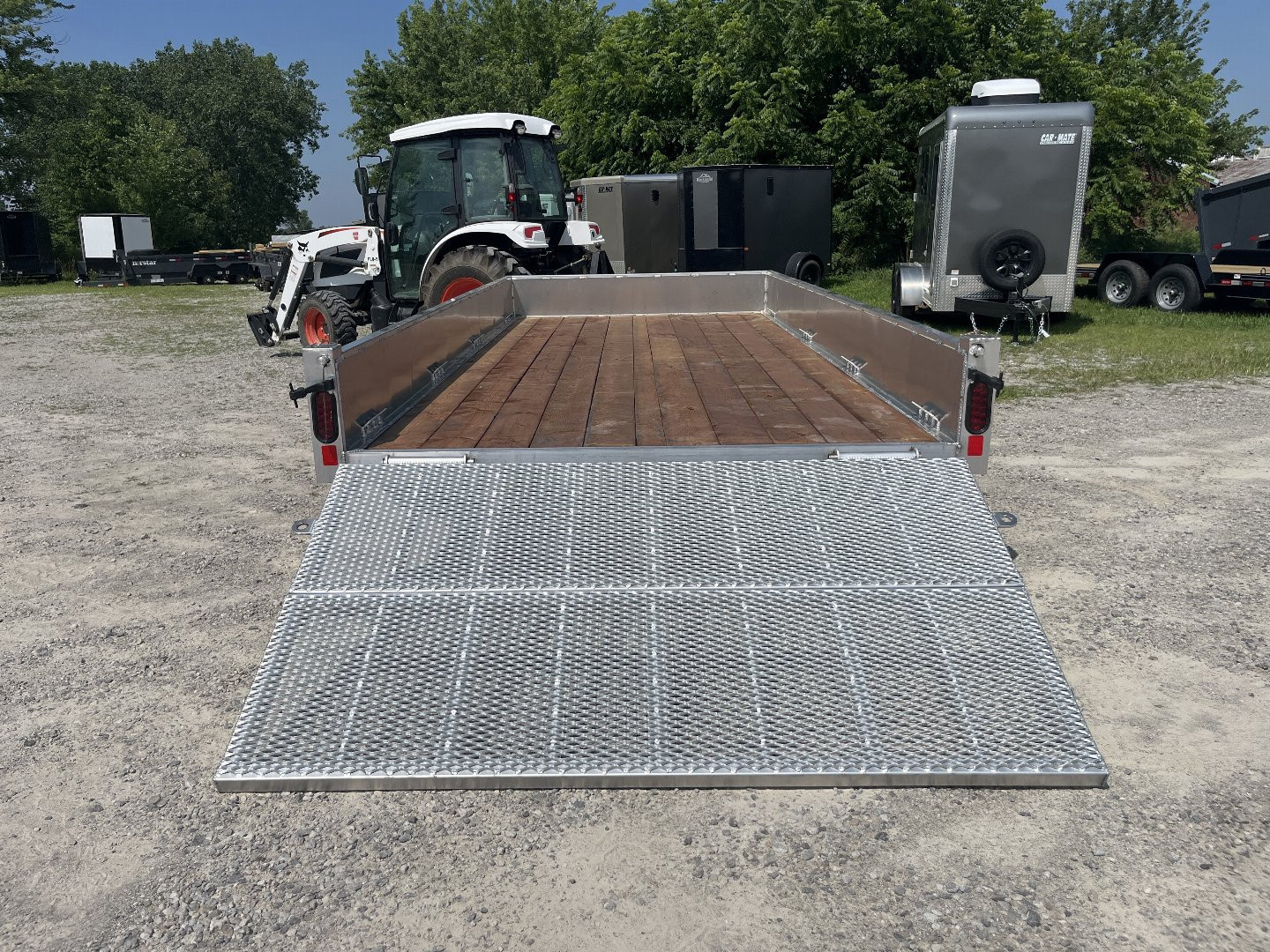 New 2026 NORDTEK 82X16 Landscape Trailer 7K 6' Ramp