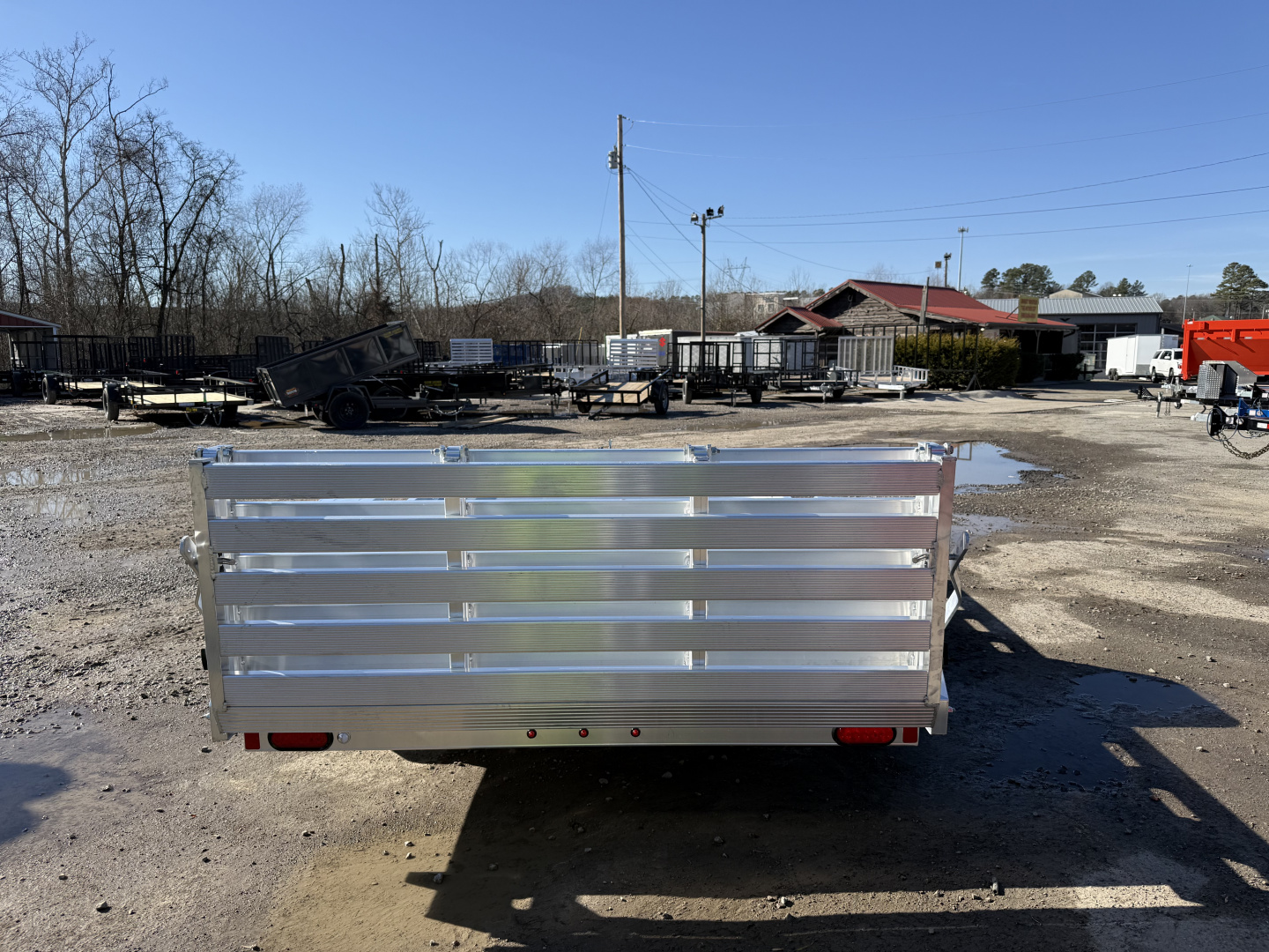 New 2026 Aluma 7712H-S-BT SLOTTED SA BT Utility Trailer
