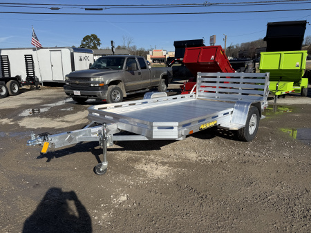 New 2026 Aluma 7712H-S-BT SLOTTED SA BT Utility Trailer