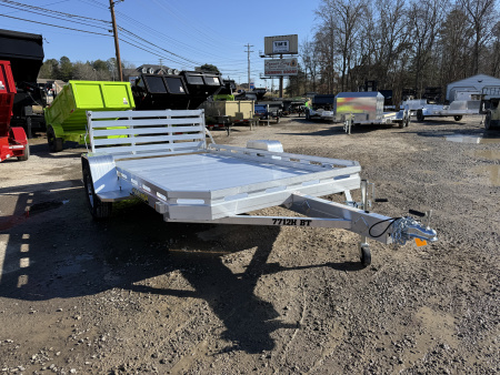 New 2026 Aluma 7712H-S-BT SLOTTED SA BT Utility Trailer