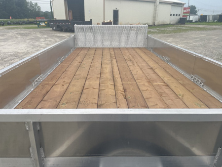 New 2026 Nordtek 82X14TA Landscape Trailer 7K Closed Sides 6' Ramp