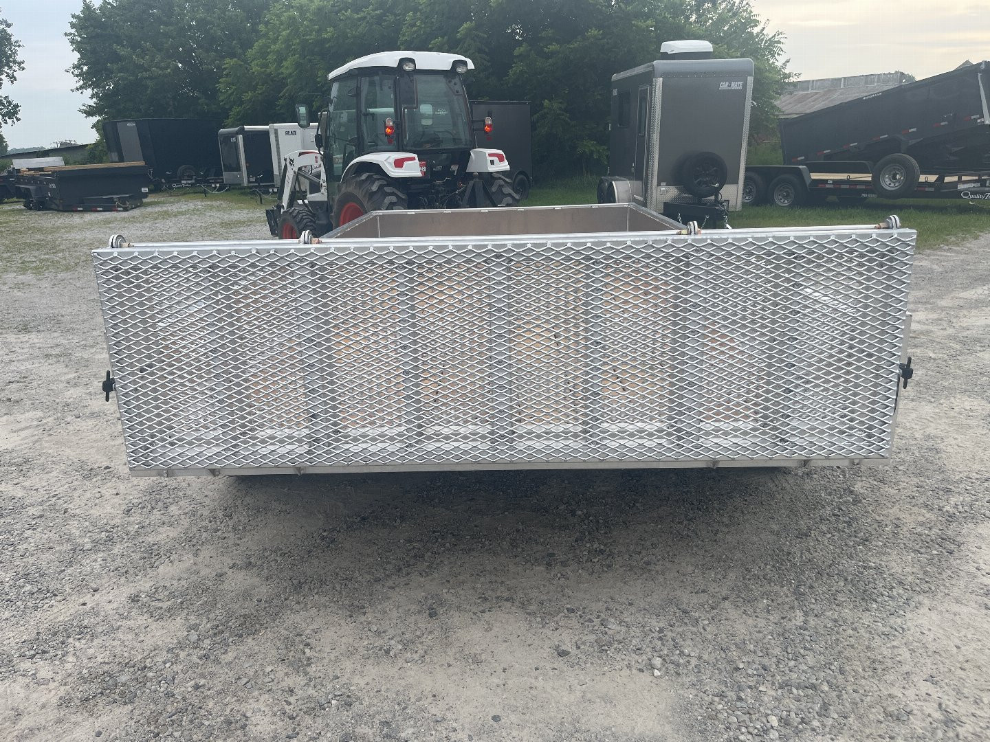 New 2026 Nordtek 82X14TA Landscape Trailer 7K Closed Sides