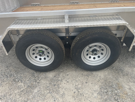 New 2026 Nordtek 82X14TA Landscape Trailer 7K Closed Sides