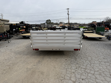 New 2026 Aluma 8016TA-EL--BT-RTD 15'' SILVER EGL WHEELS Utility Trailer