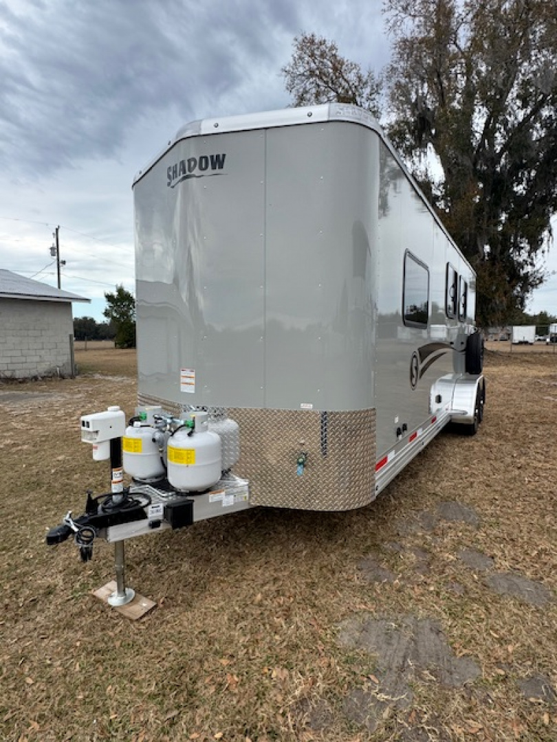 New 2026 Shadow Horse Trailer 2H 9' LQ Bumper Pull Horse Trailer
