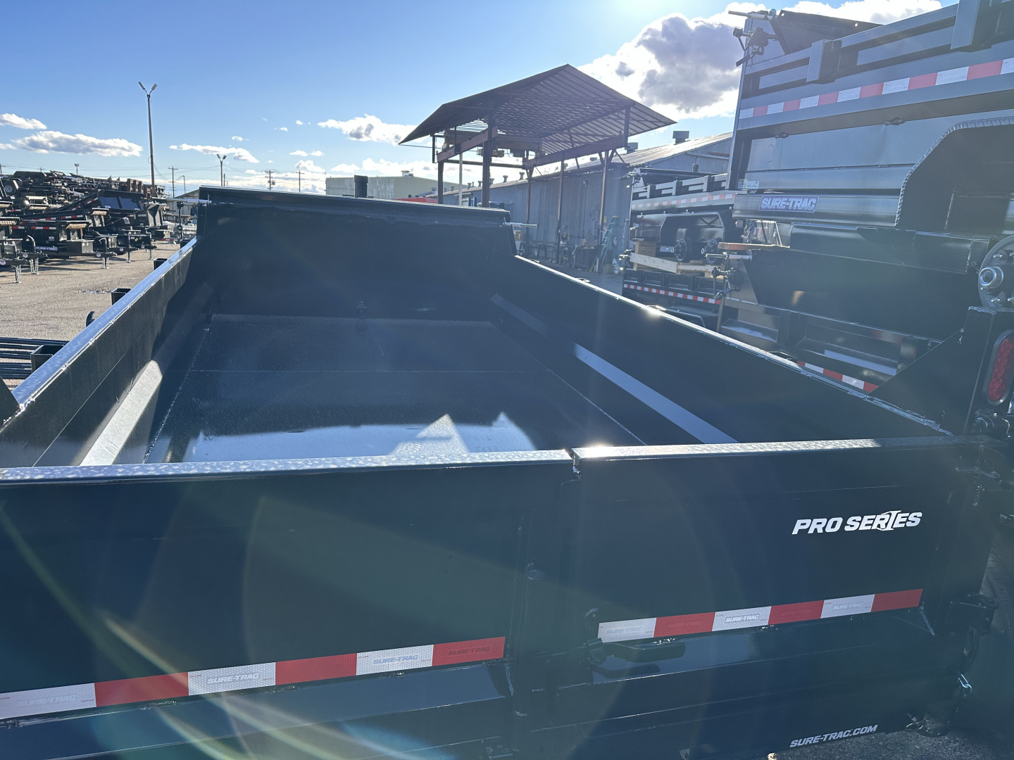 New 2026 Sure-Trac 7X16 17.6k PRO SER TEL Dump Trailer