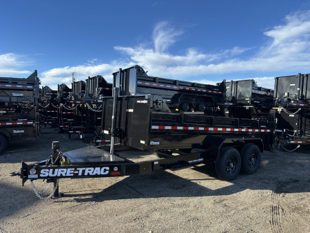 New 2026 Sure-Trac 7X16 17.6k PRO SER TEL Dump Trailer