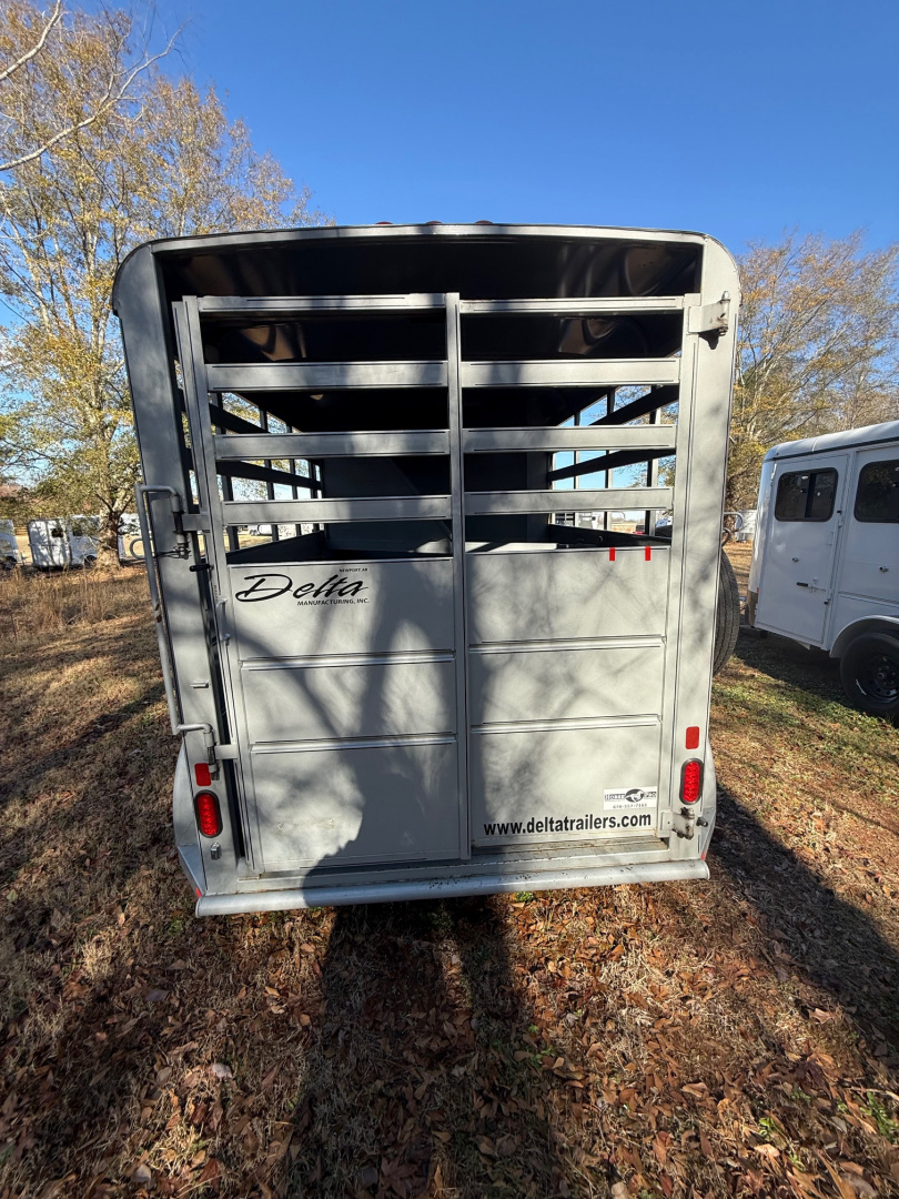 Used 2023 Delta Trailers 2 Horse Slant Load BP Horse Trailer