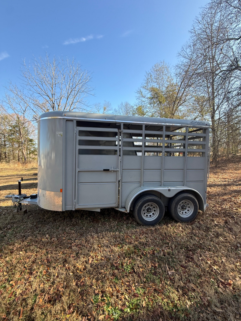Used 2023 Delta Trailers 2 Horse Slant Load BP Horse Trailer