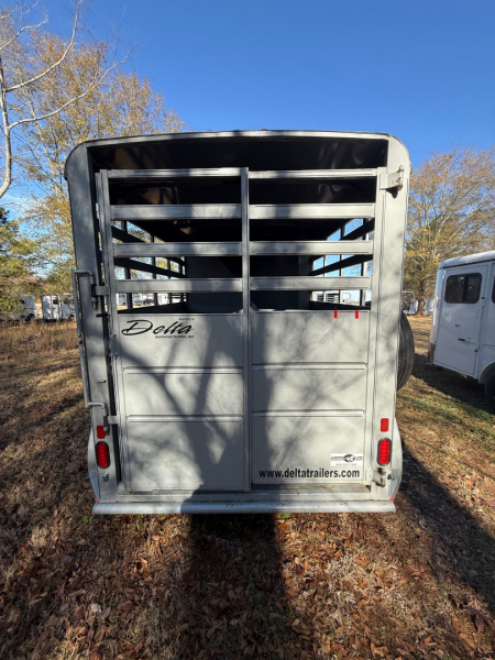 Used 2023 Delta Trailers 2 Horse Slant Load BP Horse Trailer