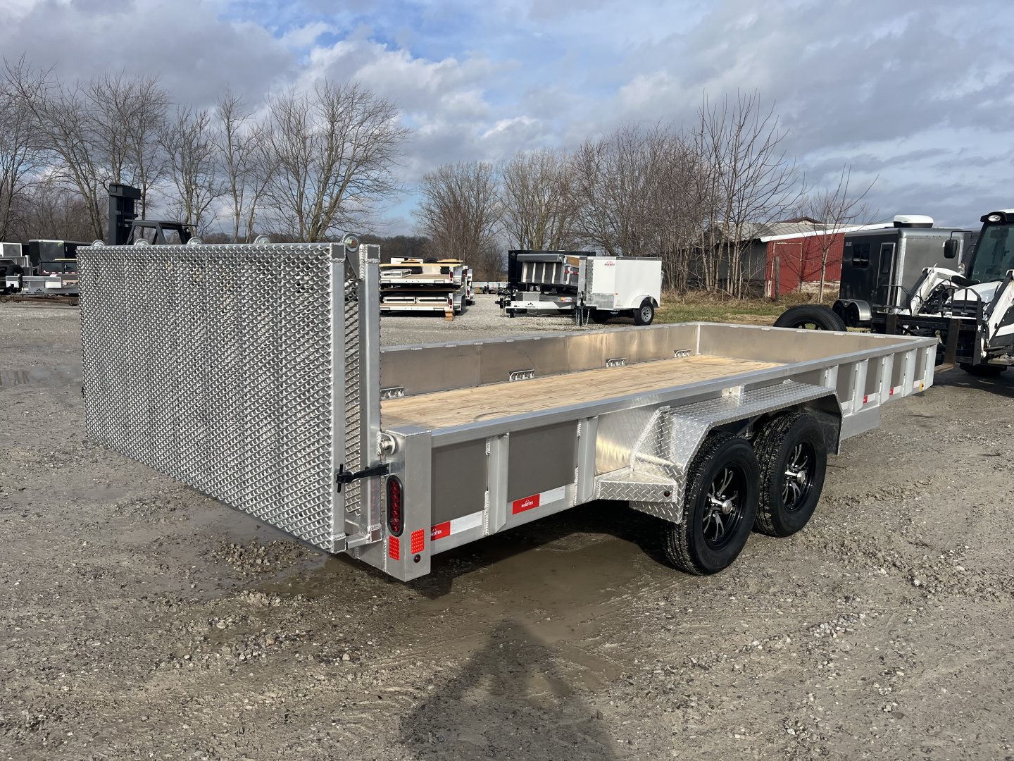 New 2026 Nordtek 82X18 Utility Trailer 7K GVWR 6' Gate
