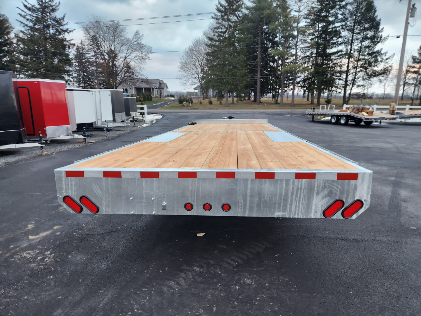 New 2026 BWISE EHD15 102x24 15.4K Deckover Equipment Trailer