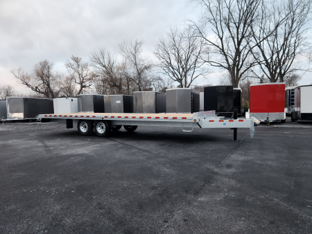 New 2026 BWISE EHD15 102x24 15.4K Deckover Equipment Trailer