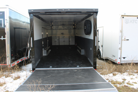 New 2026 ATC 8.5X28 + 12" R LOADED Car / Racing Trailer