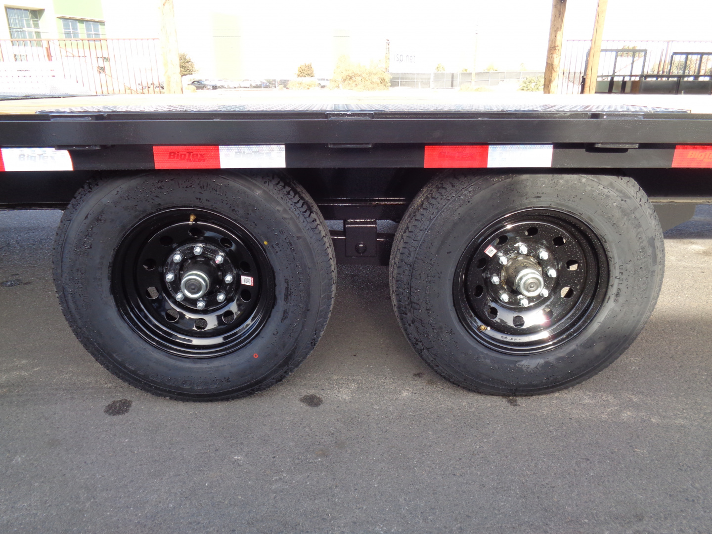 New 2026 Big Tex Trailers * 14PH-20+5MR * 25ft Single Wheel Tandem Axle Pintle Flatbed Trailer w/ Mega Ramps